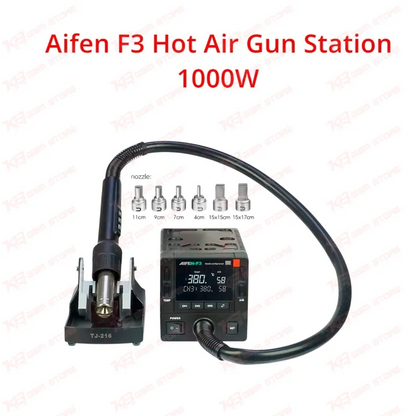 Aifen F3 1000W Hot Air Gun BGA Rework Station — Digital Display