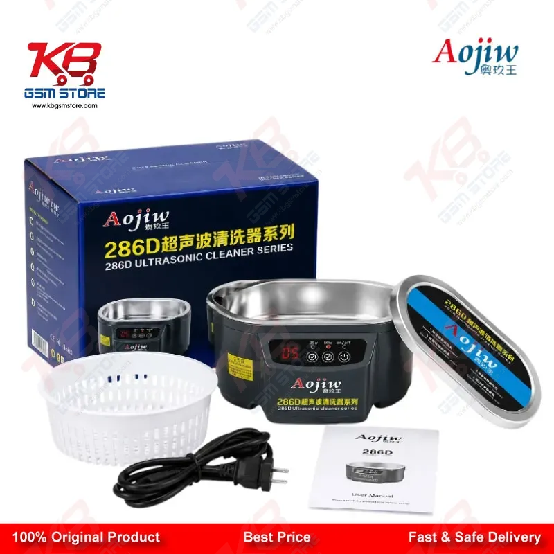 Aiojiw 286D Ultrasonic Cleaner for Mobile PCB, Motherboard & IC Cleaning
