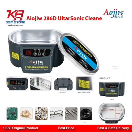 Aiojiw 286D Ultrasonic Cleaner for Mobile PCB, Motherboard & IC Cleaning