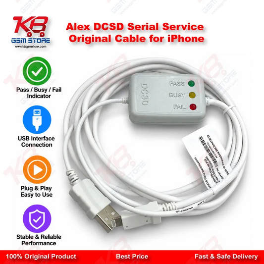 Alex DCSD Serial Service Original Cable for iPhone