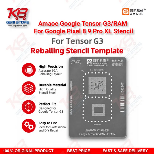 Amaoe Google Tensor G3/RAM For Google Pixel 8 9 Pro XL Stencil