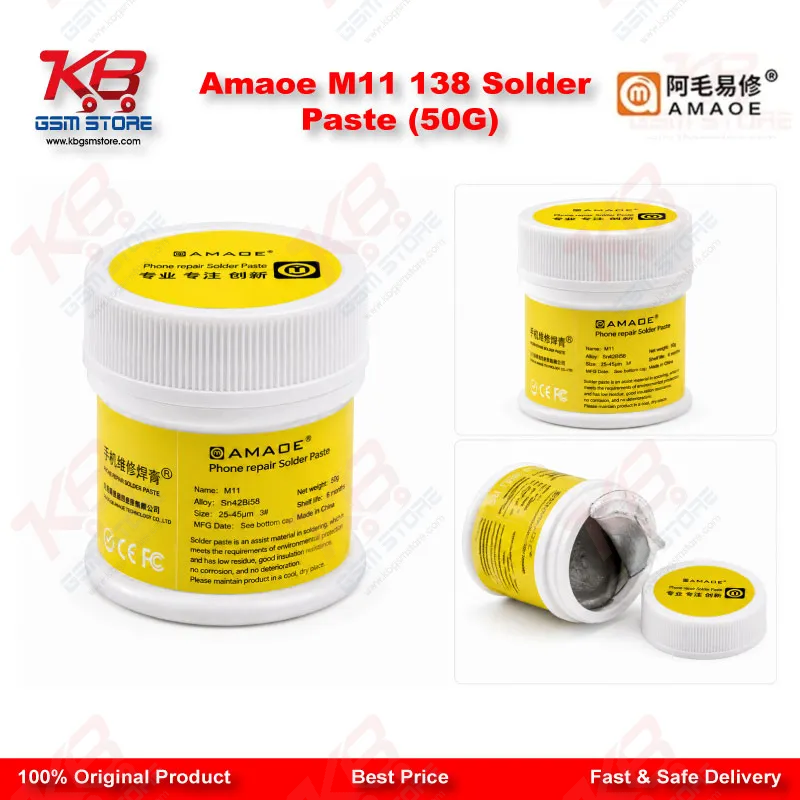 Amaoe M11 138 Solder Paste (50G)