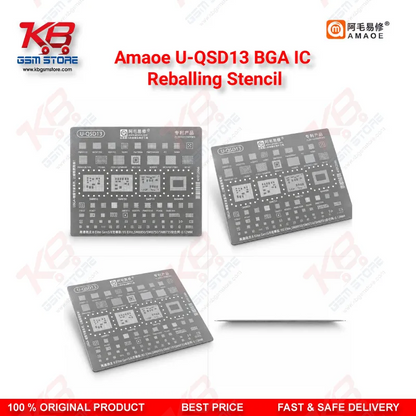 Amaoe U-QSD13 BGA IC Reballing Stencil for Qualcomm Snapdragon 8 Elite CPU Rework