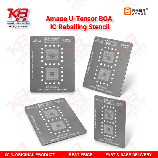 Amaoe U-Tensor BGA IC Reballing Stencil for Google Pixel Tensor CPU Repair