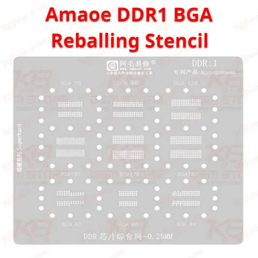 Amaoe DDR1 BGA Reballing Stencil