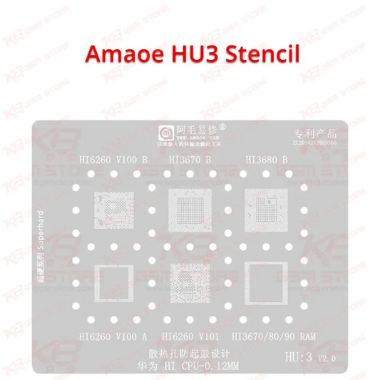 Amaoe HU3 Stencil