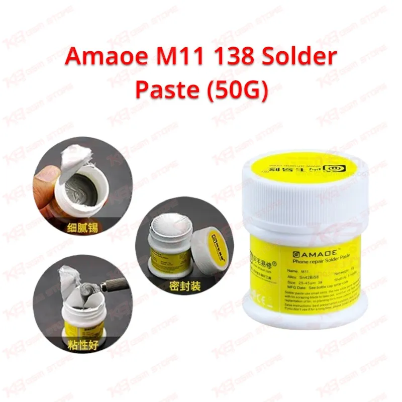 Amaoe M11 138 Solder Paste (50G)