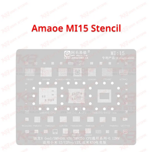 Amaoe MI15 Stencil