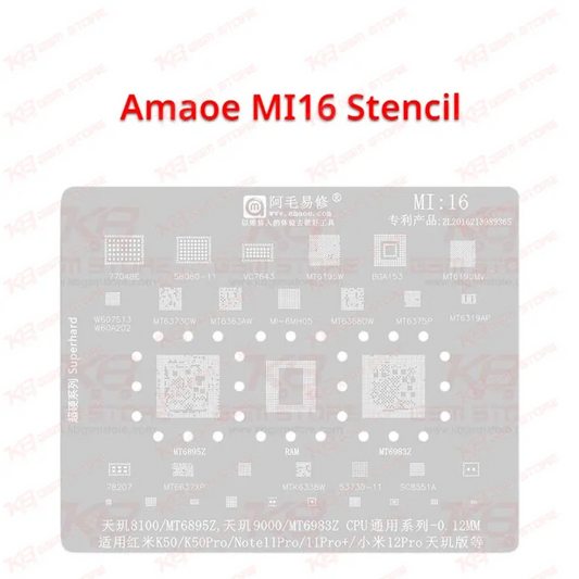 Amaoe MI16 Stencil