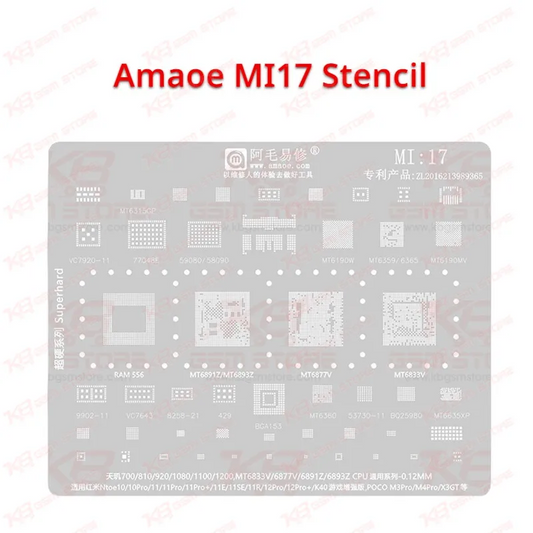Amaoe MI17 Stencil