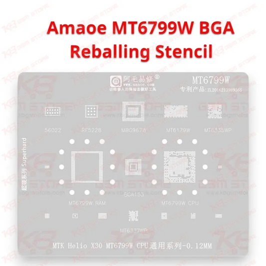 Amaoe MT6799W BGA Reballing Stencil