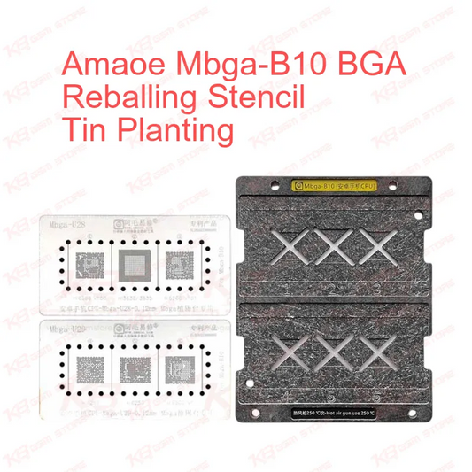 Amaoe Mbga-B10 BGA Reballing Stencil Tin Planting