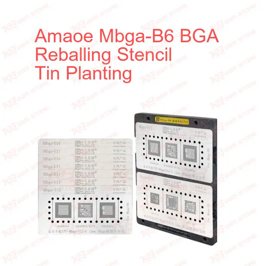 Amaoe Mbga-B6 BGA Reballing Stencil Tin Planting