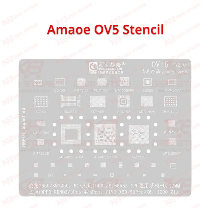 Amaoe OV5 Stencil