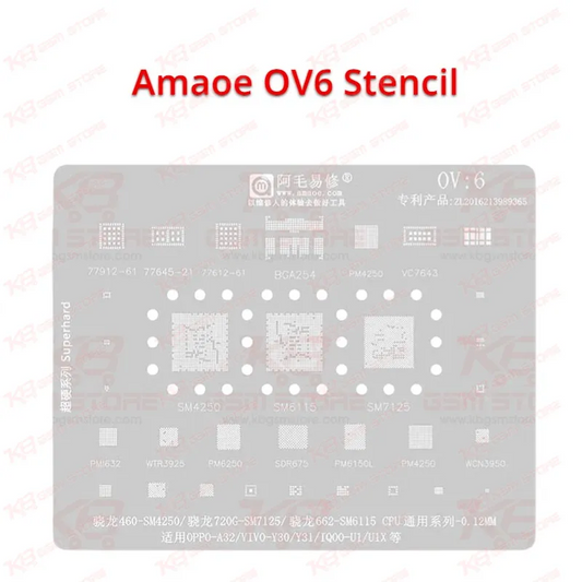 Amaoe OV6 Stencil