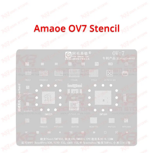 Amaoe OV7 Stencil
