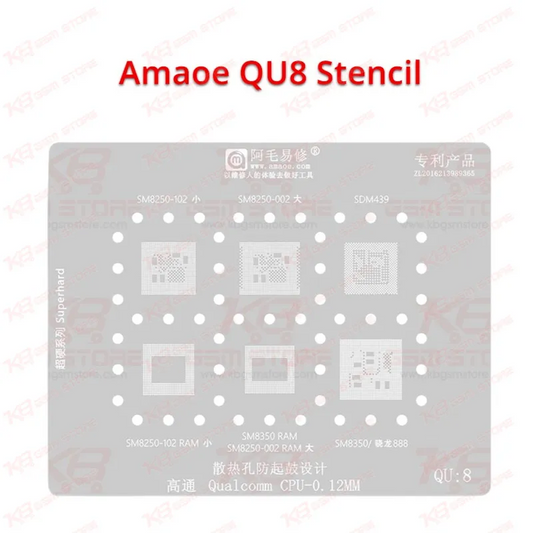 Amaoe QU8 Stencil