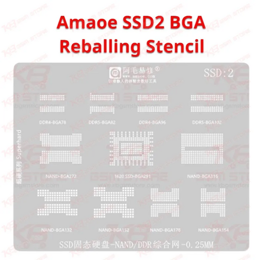Amaoe SSD2 BGA Reballing Stencil