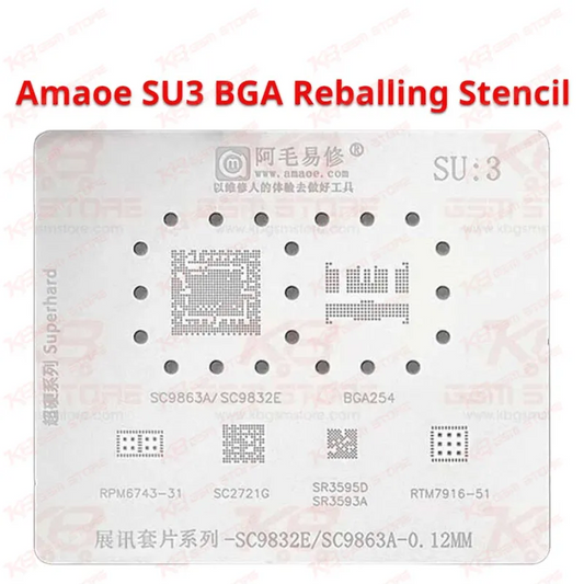 Amaoe SU3 BGA Reballing Stencil