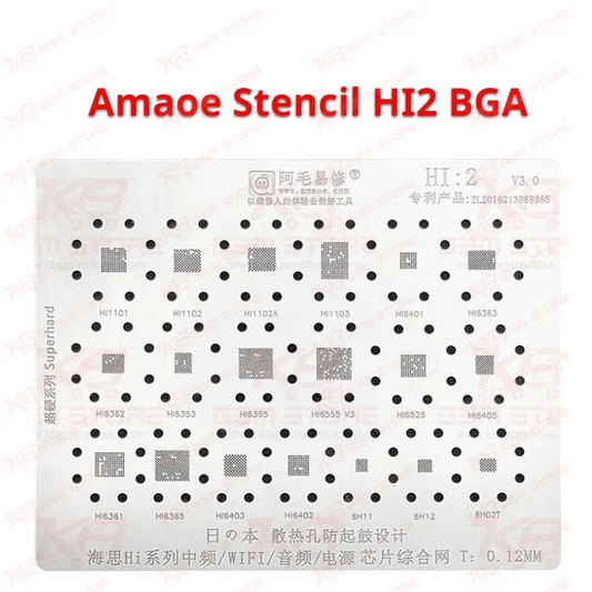 Amaoe Stencil HI2 BGA