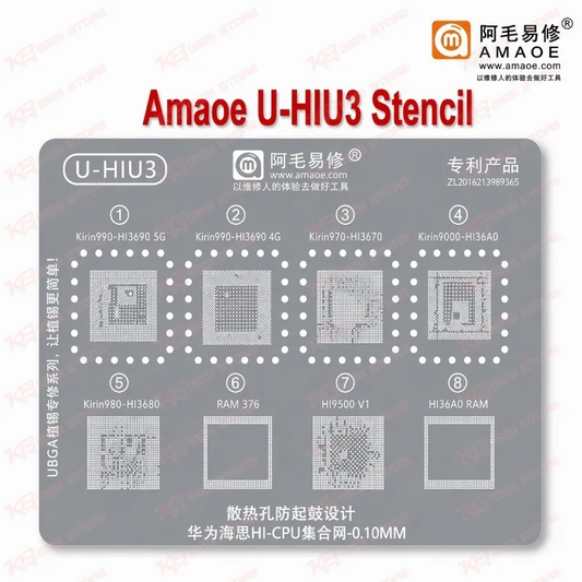 Amaoe U-HIU3 Stencil
