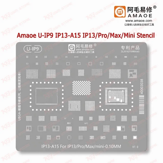Amaoe U-IP9 IP13-A15 IP13/Pro/Max/Mini Stencil