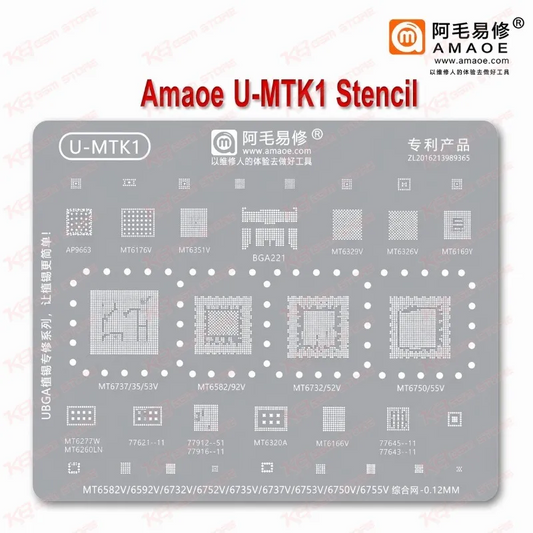 Amaoe U-MTK1 Stencil