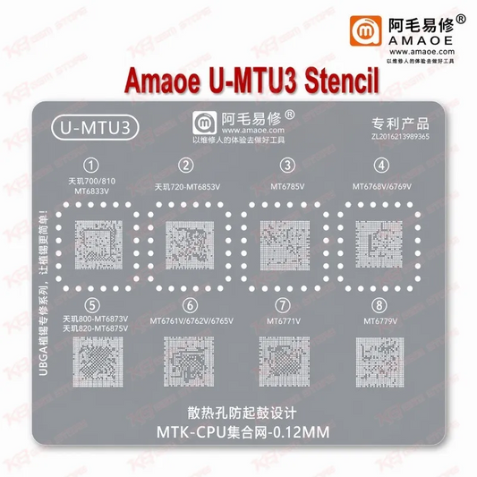 Amaoe U-MTU3 Stencil