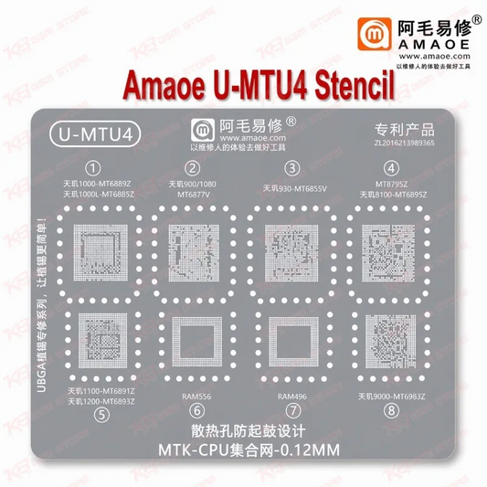 Amaoe U-MTU4 Stencil