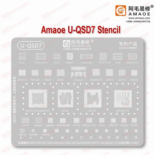 Amaoe U-QSD7 Stencil