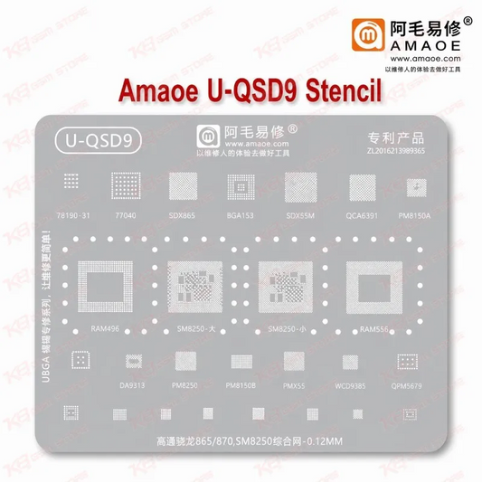 Amaoe U-QSD9 Stencil
