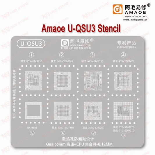 Amaoe U-QSU3 Stencil