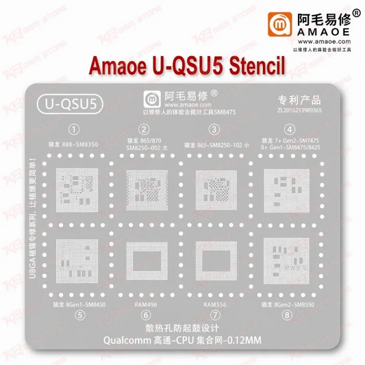 Amaoe U-QSU5 Stencil