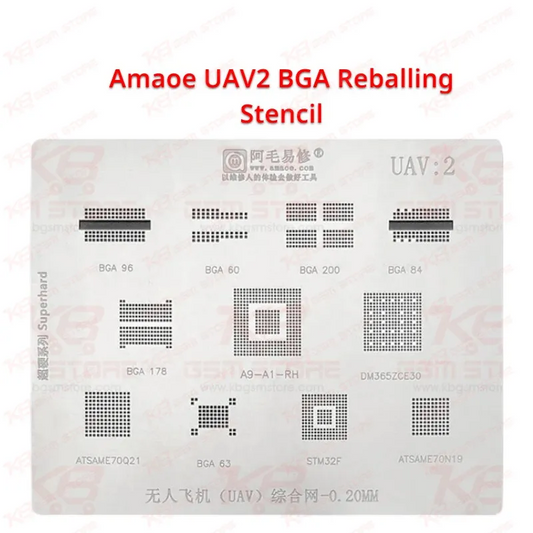 Amaoe UAV2 BGA Reballing Stencil