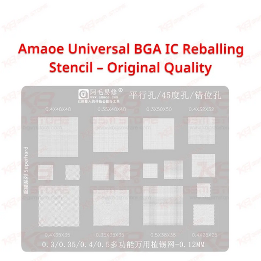 Amaoe Universal BGA IC Reballing Stencil – Original Quality
