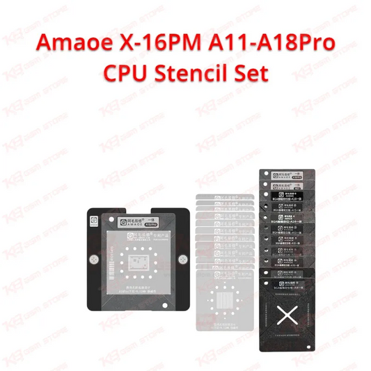 Amaoe X-16PM A11-A18Pro CPU Stencil Set