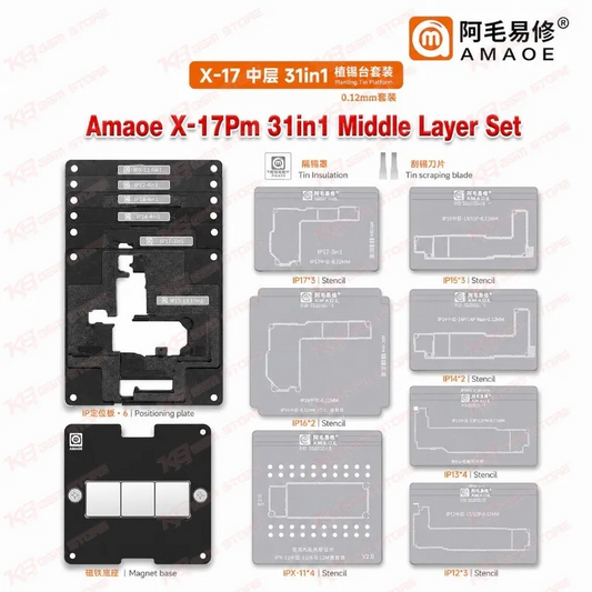 Amaoe X-17Pm 31in1 Middle Layer Set