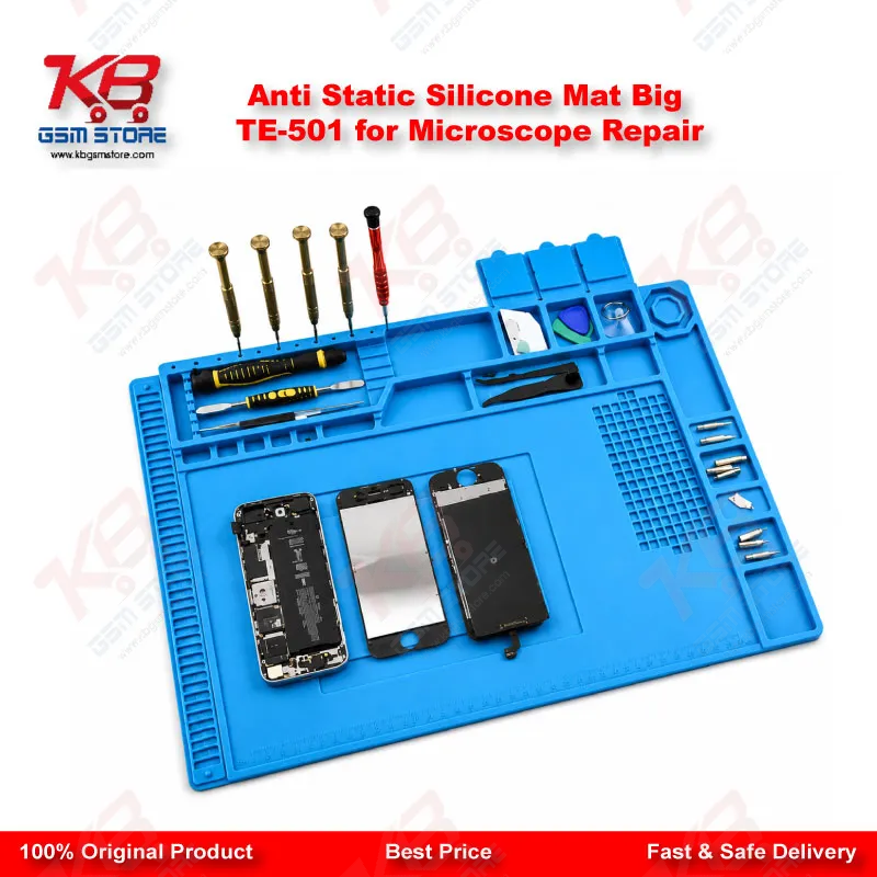 Anti Static Silicone Mat Big TE-501 for Microscope Repair