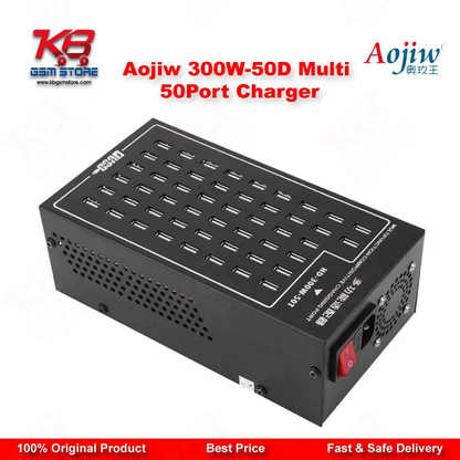 Aojiw 300W-50D Multi 50 Port USB Charging Station for Mobile Repair Shops Pakistan