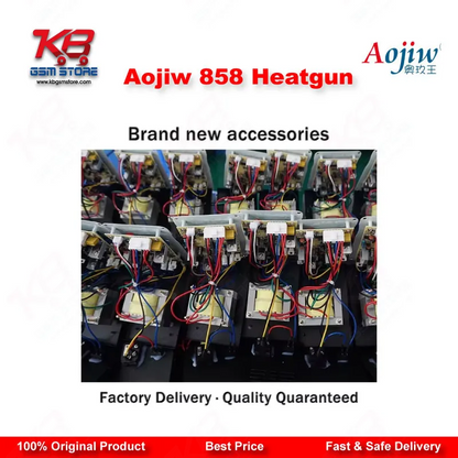 Aojiw 858 Hot Air Rework Station – Digital SMD Heat Gun for Mobile Repair