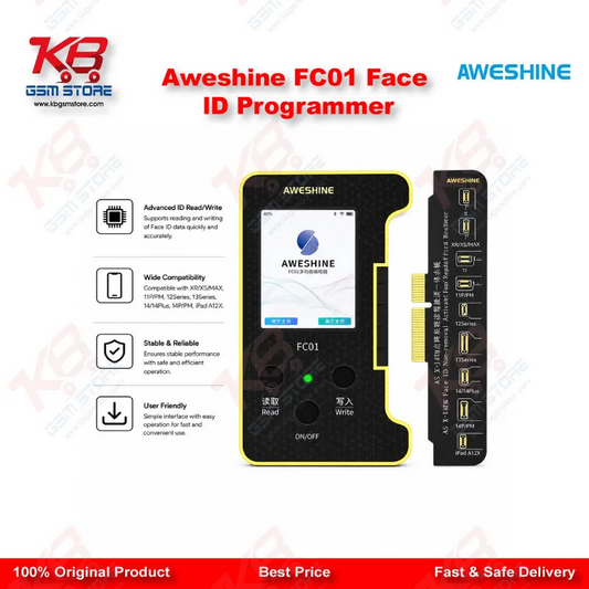 Aweshine FC01 Face ID Dot Repair Programmer for iPhone X to 14 Pro Max