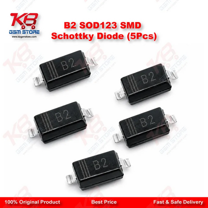 B2 SOD123 SMD Schottky Diode (5Pcs)