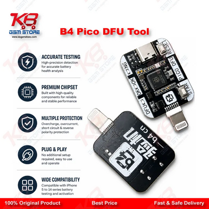 B4 Pico RP2350A Auto DFU & PWN Mode Tool for iPhone A12/A13 Repair