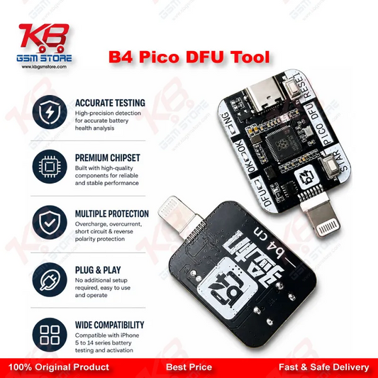B4 Pico RP2350A Auto DFU & PWN Mode Tool for iPhone A12/A13 Repair