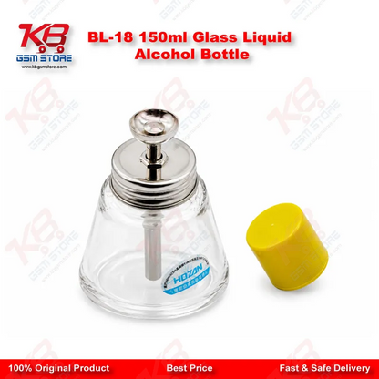 BL-18 150ml Glass Liquid Alcohol Bottle