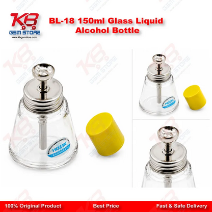 BL-18 150ml Glass Liquid Alcohol Bottle