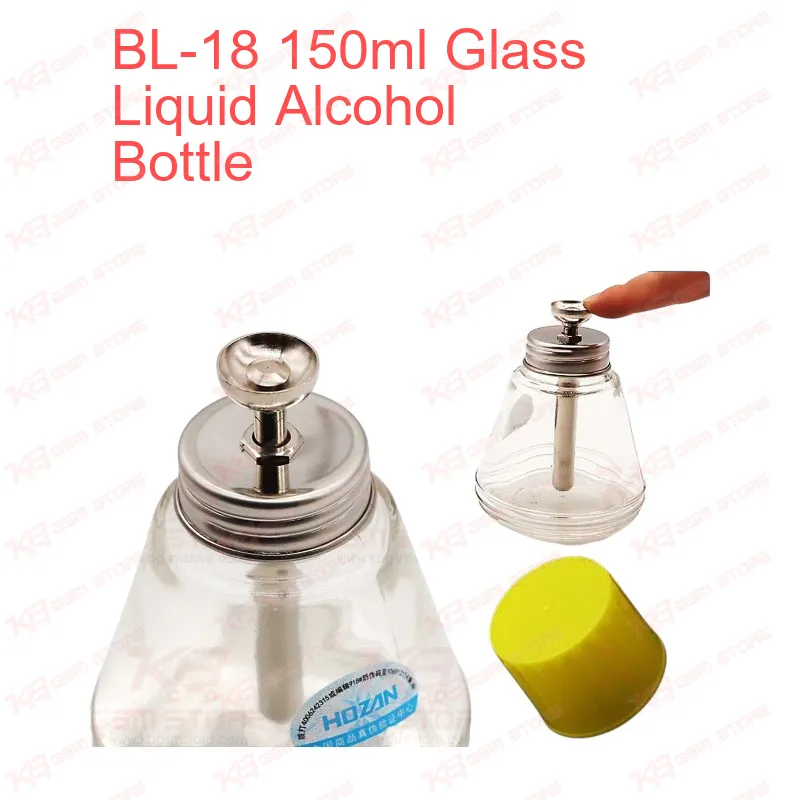 BL-18 150ml Glass Liquid Alcohol Bottle
