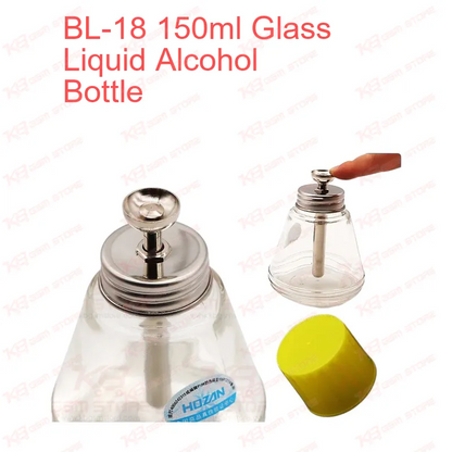 BL-18 150ml Glass Liquid Alcohol Bottle