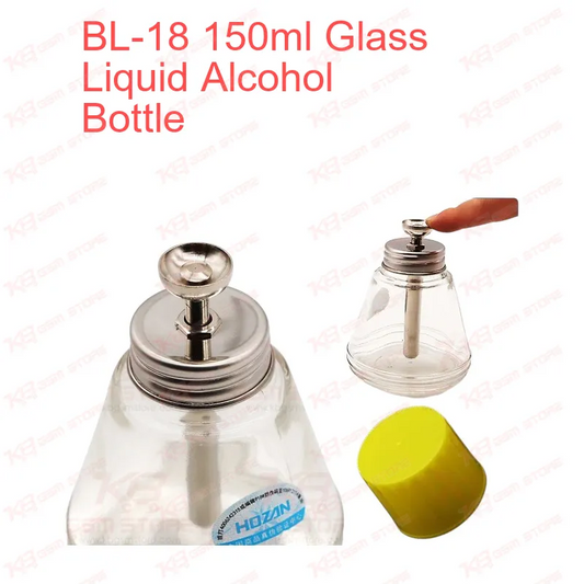 BL-18 150ml Glass Liquid Alcohol Bottle