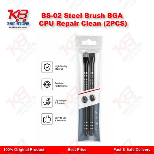 BS-02 Steel Brush BGA CPU Repair Clean (2PCS)